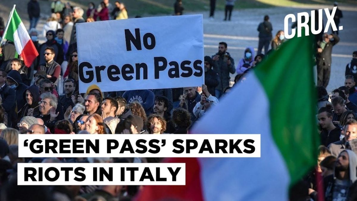 Yet-Another-Covid-Riot-Mandatory-Green-Pass-Triggers-Massive-Protests-In-Italy-1200x675-1