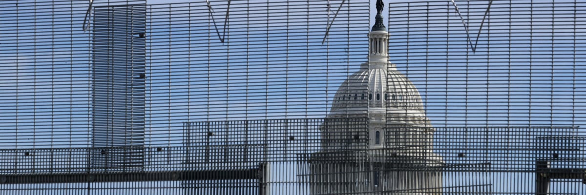 Increased Security Remains Around Capitol Hill In Washington, DC