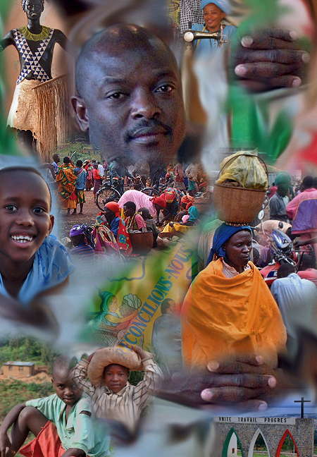 President Pierre Nkurunziza - and the people # 5 © 2006 Jan Oberg, TFF